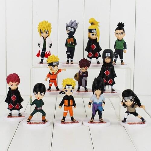 8-12cm 12pcs/lot Anime Q version PVC action figure Model Toys Doll
