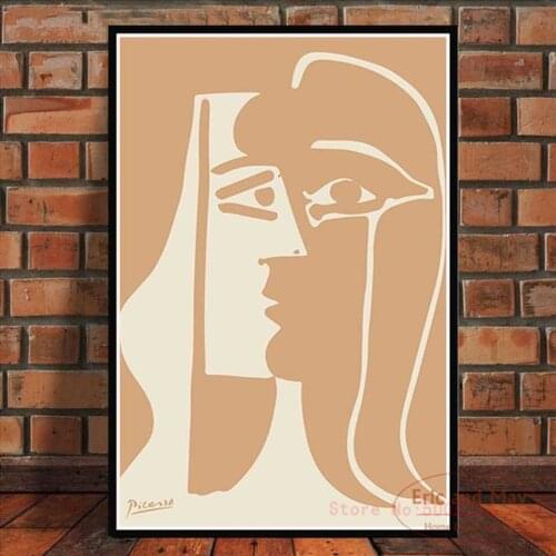 Pablo Picasso Abstract Posters And Prints Wall Art Canvas Pictures Painting Hot Retro Style Wall Decorations Living Room Plakat