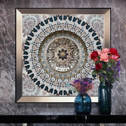 New 5D Full Diamond European-style Living Room Entrance Diamond Painting Mosaic Exotic Style Simple Modern Diamond Embroidery