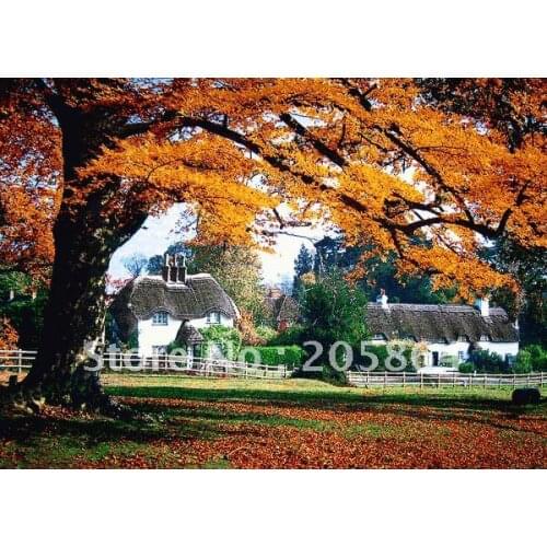 Free shipping different sizes art tapestry,autumnal maples,beautiful landscape picture,high technical fabric pictures