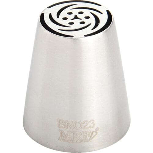 Free Shipping Stainless Steel 18/8 Large Russian Flower Pastry Icing Tips Cake Decorating Cupcake Piping Nozzle #BNO23