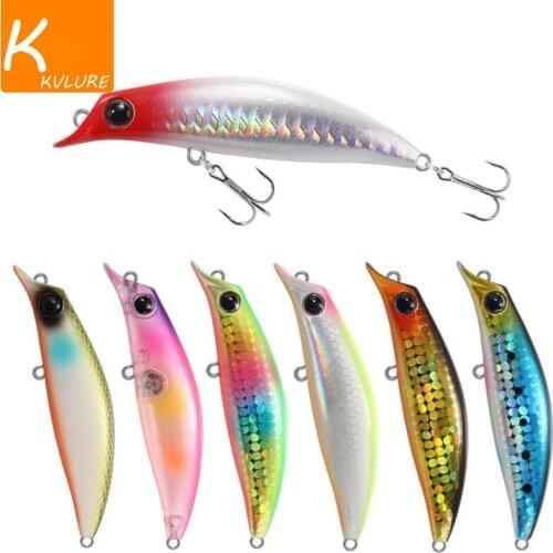 New Product 75mm 8g Minnow Fishing Lure Laser Hard Professional Seawater Long Casting Lure Sinking Wobblers Artificial Bait