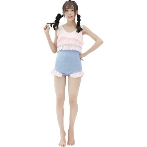 Brdwn Miss Kobayashis Dragon Maid Girls Kanna Kamui Cosplay Costumes Summer Swimsuit Sukumizu