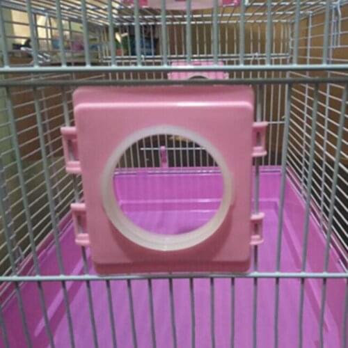 Small Hamster Cage Fittings External Pipe Mouth Baffle Hamsters Toy Cages Tunnel Port Outside Plate U7ED