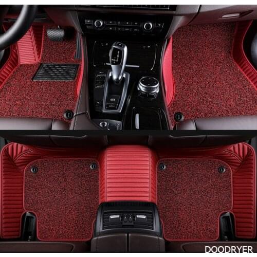 Custom car floor mats for peugeot RCZ 307 sw 308 607 206 207 301 407 308 408 508 2008 4008 5008 3008 foot mats auto accessories