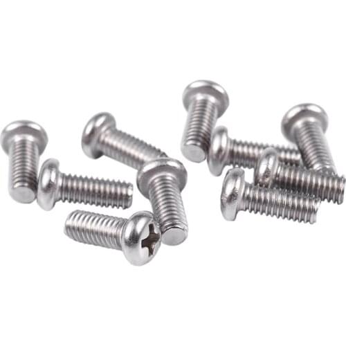 10 Pieces Computer TV LCD Monitor Stand Bracket Mounting Screw M4x10mm