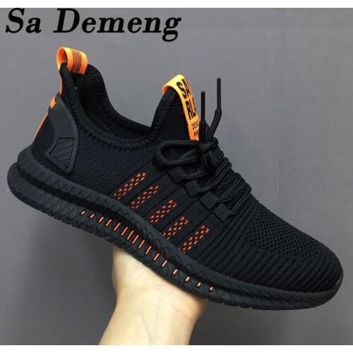 New Mesh Fashion Sneakers Men Casual Shoes Lac-up Lightweight Shoes Comfortable Breathable Walking Shoe