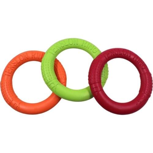 Pet Flying Discs Dog Toys Training Ring Puller Resistant Bite Floating Toy Dogs Outdoor Interactive Game Playing Pet Products