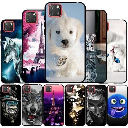 Soft Case For Huawei Honor 9s Case Silicone Anime Cute Cat Soft Cover For Honor 9s Honor9s 5.45" Phone Cover Cool Cartoon Bumper
