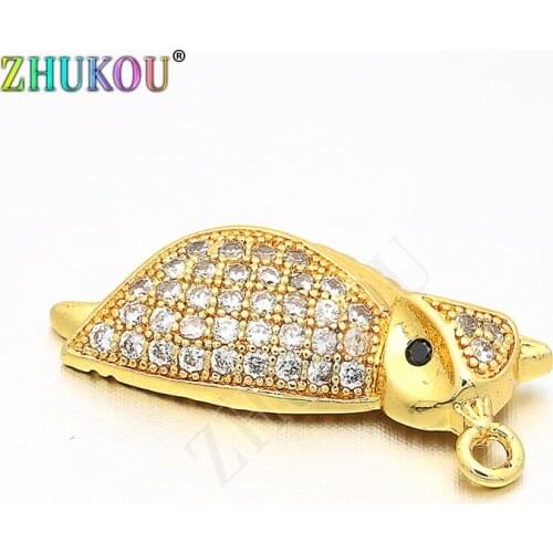 11*21mm Inlaid Zirconia Owl Shape Charms Pendants for DIY Bracelets Necklace Jewelry Making, Mixed Color, Model: VD16