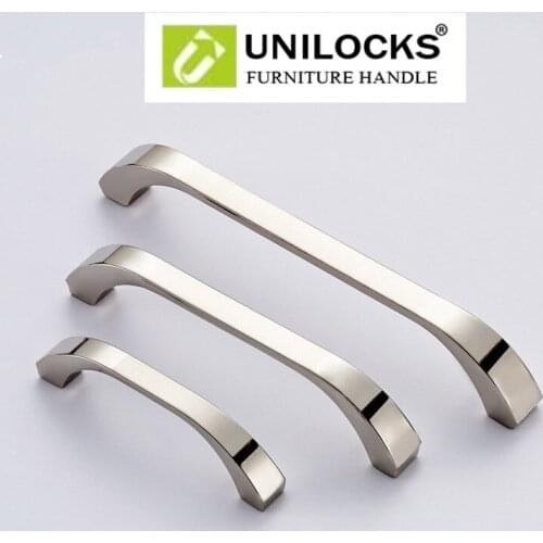 Cabinet Handles Zinc Alloy Modern Cabinet DrawerDoor Kitchen Knobs Drawer Wardrobe Pulls Furniture Handle Hardware 10pcs