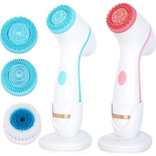 Face Cleansing Brush Sonic Face Rotating Cleansing Brush Galvanica Facial Spa System Can Deeply Clean and Remove Blackheads