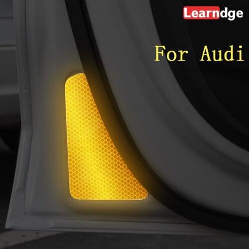 For Audi A3 8Y 2021 2020 Sportback Limousine Sedan Reflective Tape Door Sticker Decals Car Night Reflector Warning Sign Strip