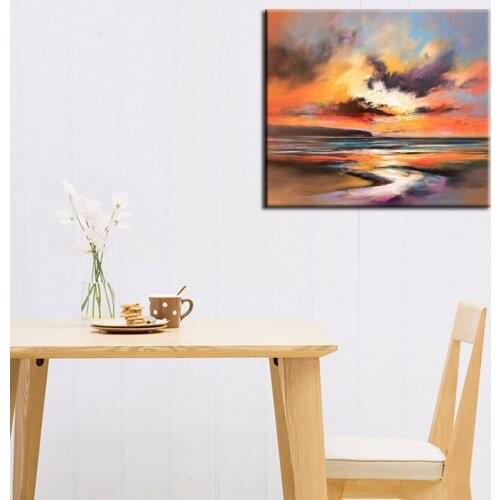 High Quality Canvas Art Home Decor Hand painted Oil Painting Sky Wall Pictures For Living Room Abstract unreal Clouds No Frame