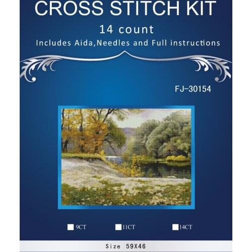 Top Quality Lovely Hot Sell Counted Cross Stitch Kit Old World Holiday Ornaments Similar DMC DIM fj-30154 country farm