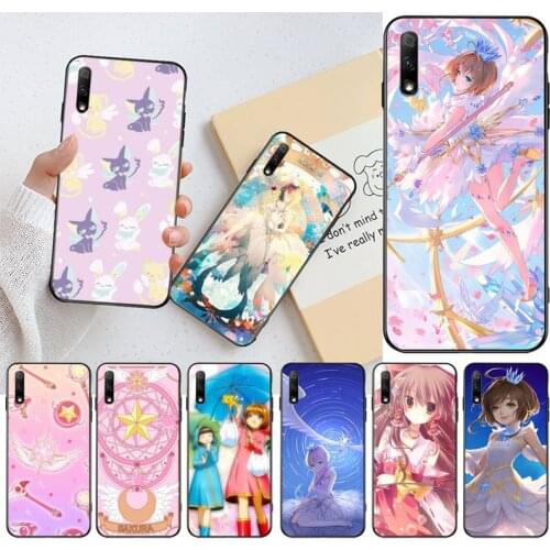 YJZFDYRM Anime card captor sakura Luxury Unique Phone Cover for Huawei Honor 30 20 10 9 8 8x 8c v30 Lite view pro