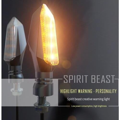 Yellow lighting motorbike LED unviersal accessories for honda suzuki KTM racing moto light turn signals for motorcycle flashing