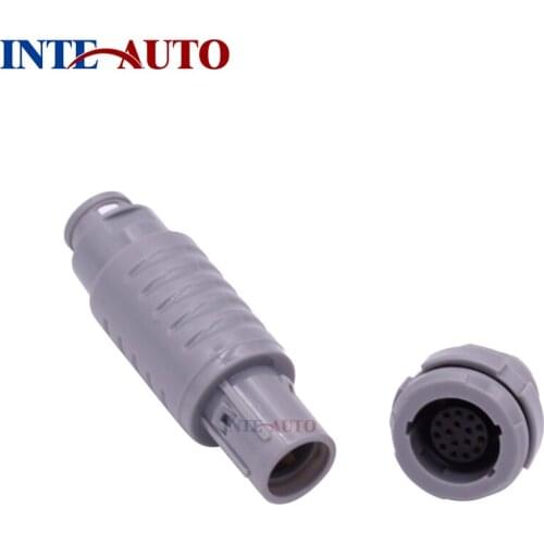 16 pins 2P series M17 size Stanexco cable plastic push pull plug receptacle connector TAB.M16 ZLB.M16