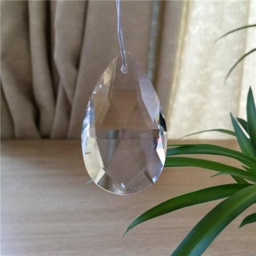 20pcs 28mm Chandelier Crystal Clear Teardrop Almond Shape Part AAA-Top Quality Crystal Chandelier Pendant For Home Wedding Decor
