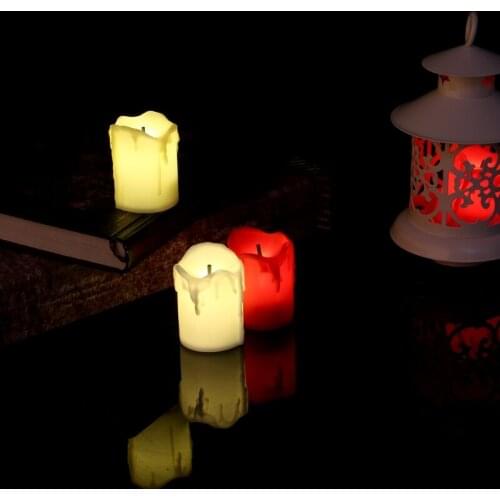 Flameless LED Electric Flickering Tea Light Candles Wedding Christmas Decoration Au19 21 Dropshipping