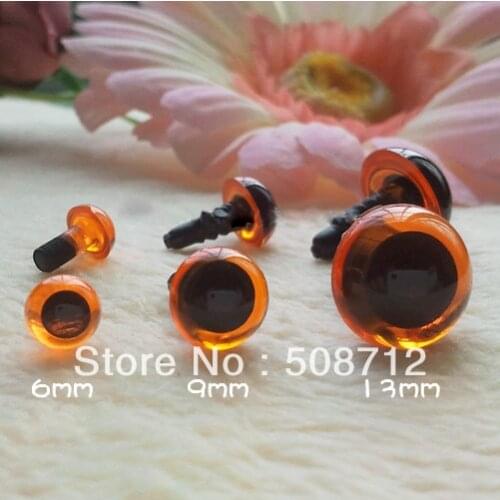 Fress ship!!! 120pairs 6mm/9mm/13mm mixed size each size 40 pairs soft toy eyes animal bear sock creature monkey making crafts