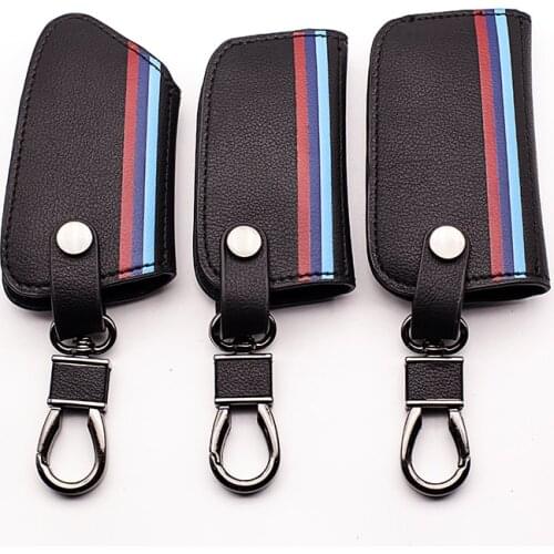 2017 Genuine Leather Key Holder For bmw e70 e71 e90 f10 f34 f30 x1 x3 x4 x5 x6 1 2 3 4 5 6 7 series super quality Car Key Case