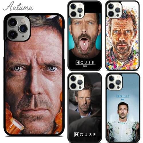 Dr House Hugh Laurie Pills Phone Case for iPhone 11 12 Pro Max mini X XR XS SE 2020 5 6S 7 8 Plus Samsung Galaxy S8 S9 S10 Cover