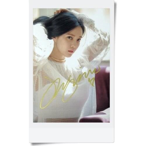T-ARA TARA Park Hyo Min HYOMIN Autographed Photo Whats my name 4*6 free shipping 06201703