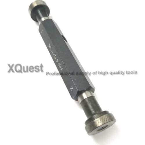 Right Hand Metric Screw Thread Plug Gauge gauges M21 M21X2.5 M21X2 M21X1.5 6H T Z GO NGO fine thread Gage M21X1 M21X0.75 M21X0.5