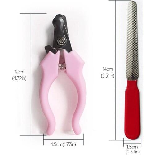 Pet Nail Clippers Claw Cutter Scissors for Dog Puppy Cats Nail Trimmers Nail File Animal Pet Grooming Tool Supply