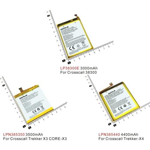 LP38300E LPN385350 LPN385440 Battery For CROSSCALL Trekker X3 CORE-X3 Trekker-X4 38300 Li-ion bateria Mobile Phone Batteries