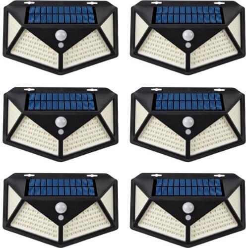 Outdoor Solar LED Light Garden Jardin Lampy Solarne Auto Luz Panel Decoration Focos Exterior Lamparas Solares Sunlight Battery
