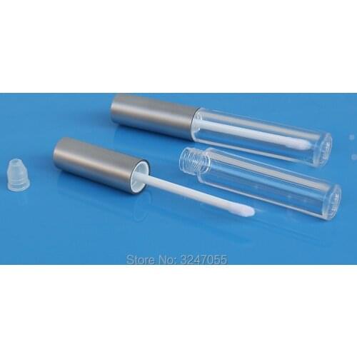3.5ML 60pcs/lot Plastic Empty Slim Lip Gloss Packing Tube, Clear Lip Beauty Tool, DIY Elegant Lipstick Storage Bottle