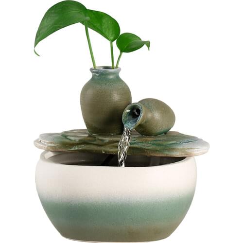 Porcelain water pottery cleaning Miniature Figurines