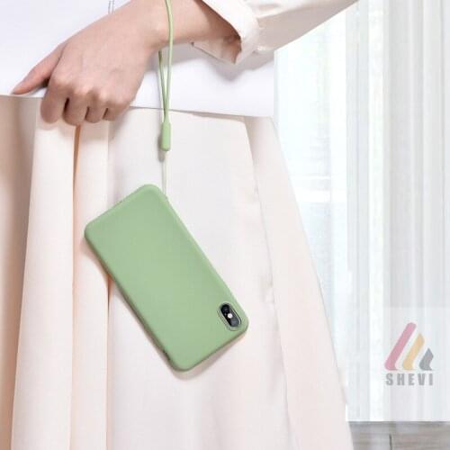 Silicone Mobile Phone Straps DIY Hang Rope Lanyards Multicolor Soft Wrist Lanyard Phone Chain Lanyards Keychain Charm Cords