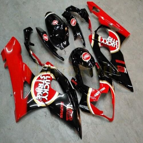 Customs motorcycle body kit for GSX-R1000 2005 2006 K5 GSXR1000 05 06 ABS fairings+5Gifts+injection mold red black M2