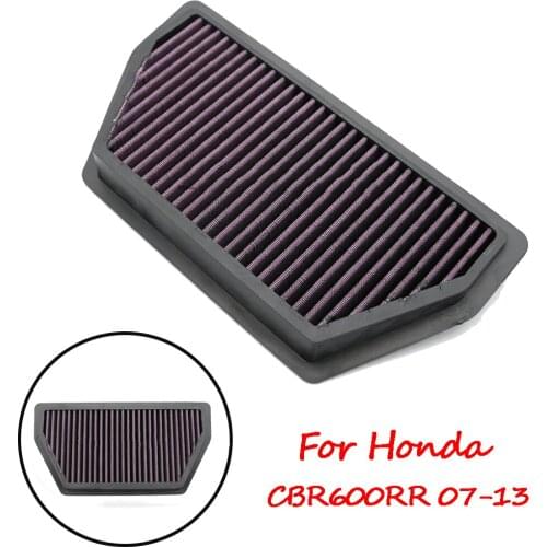 Motorcycle Air Intake Filter Cleaner High Flow Non-woven Fabric Air Filter For Honda CBR600RR CBR600 RR 2007-2013