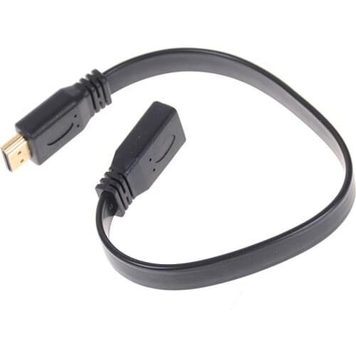1pc Mini HDMI To HDMI Male To Female HDMI Adapter Cable M/F Converter Convertor Conector