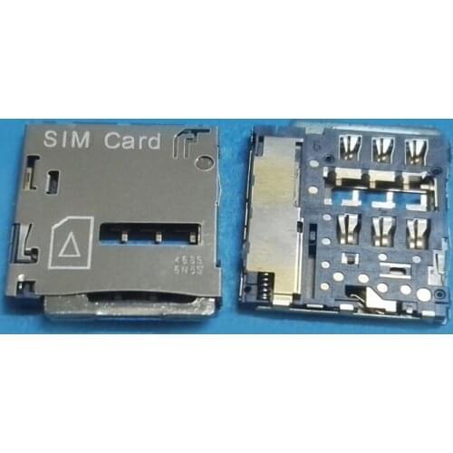 1Pcs Reader Sim Card Socket For Samsung Galaxy N7105 N719 N7108D N7102 L900 I869 I8160 E330 E300 I317 Slot Tray Holder Connector