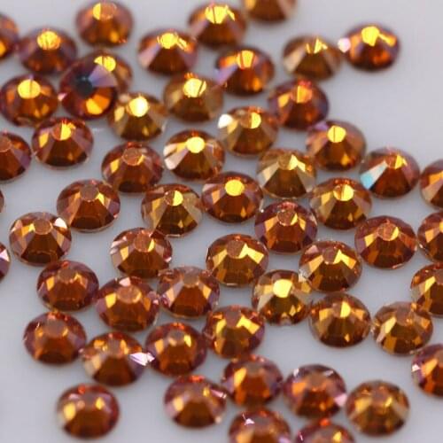 288/1440p Glittering New sunset ss3-ss34 Rhinestone Crystal Flatback DIY For Nail Art Deco Non Hot-fix Glue on Craft Garment