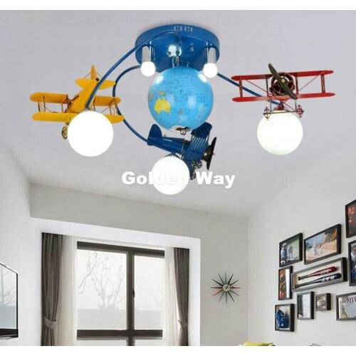 Free Shipping Kids Bedroom Cartoon Surface Mounted Ceiling Light E27 LED Modern Children Ceiling Lamp Remote Controller Included