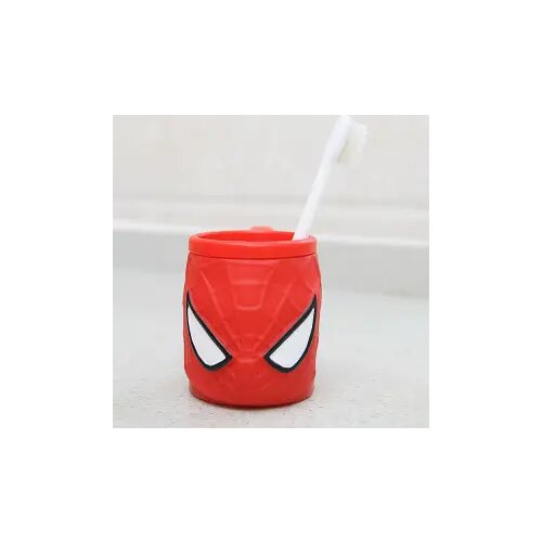 Disney Marvel Avengers Spiderman Childrens Toothbrush Cup Three-dimensional Cartoon Mouth Cup Plastic Water Cup