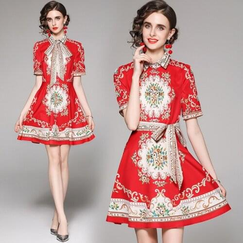 Gambbr Red Summer Dresses