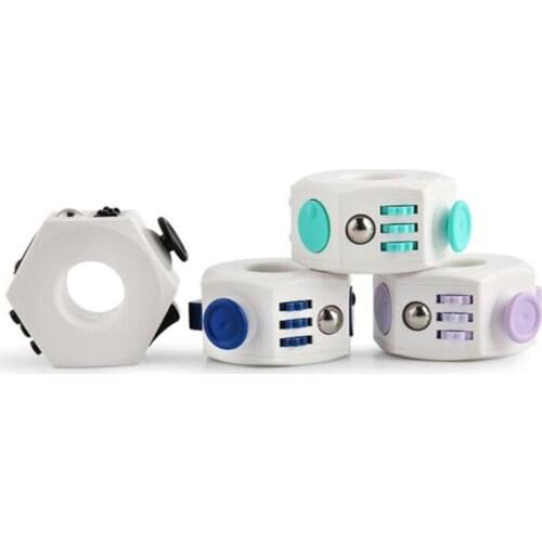 Anxiety Stress Relief Attention Decompression Plastic Focus Fidget Gaming Dice Toy For Children Adult Gift
