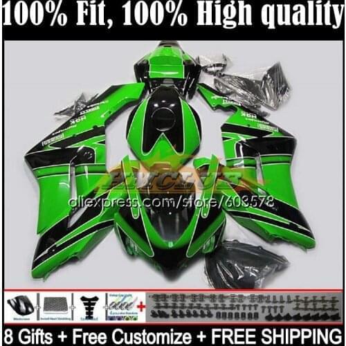 Bodys Injection For HONDA CBR1000 CBR 1000 RR CC 1000CC 50CL.76 CBR1000RR 04 05 CBR 1000RR 2004 2005 OEM Fairings lucky green