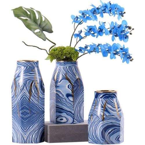 Ceramic Vase of Flower Arrangement Vase Decoration Indoor Soft Decoration Overall Floral