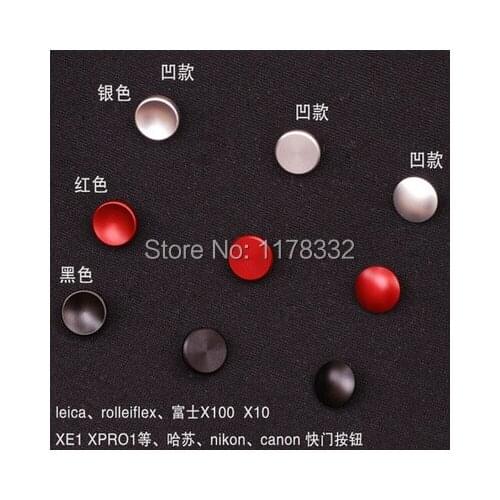Flat convex concave Camera Release Shutter Button for Leica Fujifilm X100 x100s x10 x20 X-Pro1 m6 m8 m9 x-e1 x-e2