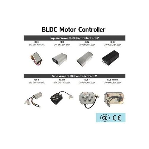 Kelly controller sinusoidal wave vector bldc foc programable dc brushless hub motor speed controllers