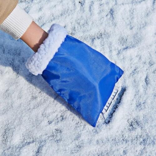 Car Cleaning Snow Shovel Car Snow Scraper Removal Glove Handheld Clean Tool Car Ice Scraper Windshield Slide Car Accessories