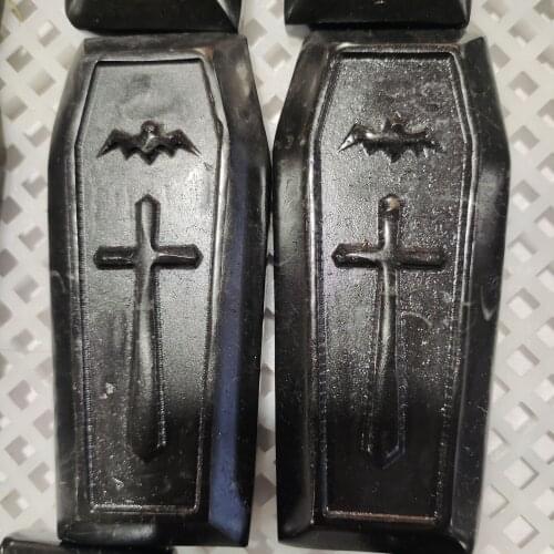 Jade hexagon Church Relics Jesus on the Stand Cross Wall Crucifix Antique Home Chapel Decor